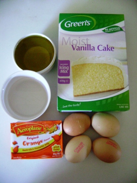 Orange-Lemon Cake Ingredients