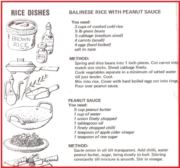 Balinese Rice Recipe