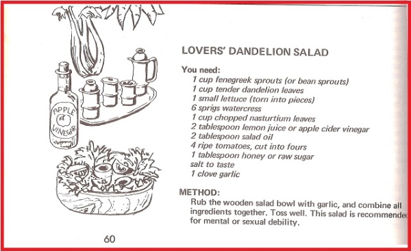 Lovers Dandelion Salad 0