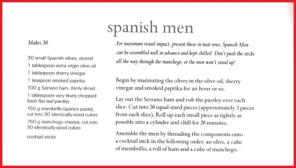Spanish Men Recipe