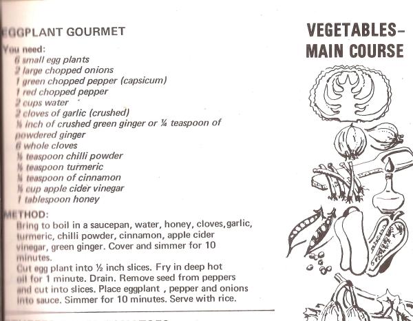 Eggplant Gourmet Recipe